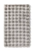 Dywaniki łazienkowe - Dywanik łazienkowy Bubbles 60x100 cm silver - miniaturka - grafika 1