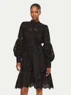 Sukienki - Bruuns Bazaar Sukienka codzienna Chanella BBW4159 Czarny Loose Fit - miniaturka - grafika 1