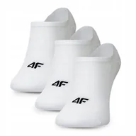 Skarpetki męskie - Skarpetki Męskie 4F Stopki Skarpety Białe Niskie 3 Pary Zestaw 39-42 - miniaturka - grafika 1