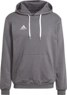 Bluzy męskie - Adidas adidas Entrada 22 Sweat Hoodie HB0578 szary XXL - miniaturka - grafika 1