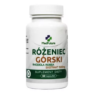 MEDFUTURE Rhodiola rosea - 60 kapsułek - Układ nerwowy - miniaturka - grafika 1