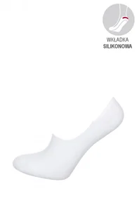 Stopki bambusowe damskie białe Footies 04, Kolor biały, Rozmiar 36-38, Fiore - Intymna - Skarpetki damskie - miniaturka - grafika 1