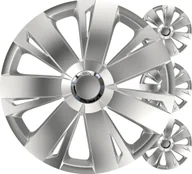 Kołpaki samochodowe - Kołpaki samochodowe 4szt. komplet energy srebrne 14" cali color box - miniaturka - grafika 1