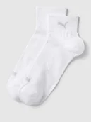 Skarpetki damskie - Skarpety z nadrukiem z logo w zestawie 2 szt. - miniaturka - grafika 1