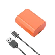 Akumulatory do aparatów dedykowane - SmallRig NP-FZ100 USB-C Litowo-polimerowy (LiPo) 2400 mAh 4969 - miniaturka - grafika 1