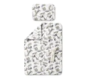 Pościel dla dzieci - Pościel Dwustronna Moonlight Wolf 100X135 Baby Steps - miniaturka - grafika 1