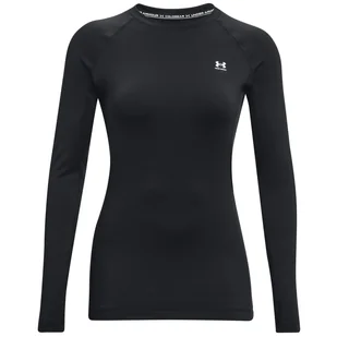 Damska koszulka Under Armour Authentics Crew Rozmiar: M / Kolor: czarny - Koszulki sportowe damskie - miniaturka - grafika 1