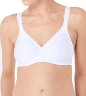 Biustonosze - Triumph Modern Soft + Cotton N biustonosz bez fiszbin Kobiety , biały (White 03) , 70B - miniaturka - grafika 1
