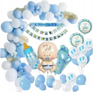 Baby shower i roczek - BALONY IT'S A GIRL BABY SHOWER DZIEWCZYNKA RÓŻOWE PRZYJĘCIE - miniaturka - grafika 1