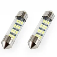 Żarówki samochodowe - AMiO 01090 Żarówki Led Standard Festoon C5W 12xSMD 3014 12V 36mm 2 sztuki AMI-01090 - miniaturka - grafika 1