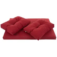 Poduszki ogrodowe - Komplet poduszek PATIO Megara D022-03EB Czerwony - miniaturka - grafika 1