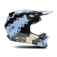 Kaski motocyklowe - Kask Cross FOX V1 Digi Image Light Slate Jasny szaroniebieskiXL - miniaturka - grafika 1