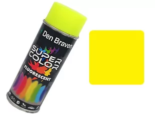 Den Braven Bostik Farba w sprayu odblaskowa 400ml żółty) DBSUP085885 - Farby i lakiery w sprayu - miniaturka - grafika 1