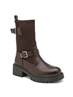 Botki damskie - Sixth Sens Sztyblety w kolorze brązowym - miniaturka - grafika 1