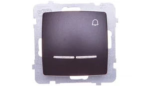 Ospel Karo czekoladowy łącznik dzwonkowy ŁP-6SS/m/40 ŁP-6SS/m/40 - Wyłączniki światła i elektryczne - miniaturka - grafika 1