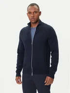 Swetry męskie - BOSS Kardigan H-Idino 50543150 Granatowy Regular Fit - miniaturka - grafika 1
