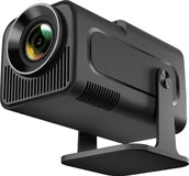 Projektory - Projektor 1080P Dekodowanie Korekcja zniekształceń trapezowych Mini projektor przenośny Sterowanie głosowe Funkcja ekranu synchronicznego Obrazowanie rozproszone ze stojakiem Regulacja w zakresie 360′ Ekran o przekątnej do 130 cali do biura Kino domowe Telefon - miniaturka - grafika 1