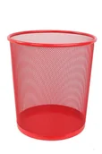 Pudła i kartony archiwizacyjne - Kosz Okrągły Mały Net Czerwony - miniaturka - grafika 1
