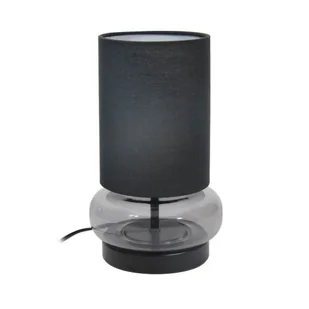 Epiro lampa stołowa 1xE27 czarna/grafitowa TB-43648-BL-SG - Lampy stojące - miniaturka - grafika 1