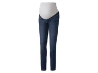 Spodnie ciążowe - esmara® Jeansy ciążowe, super skinny fit (34, Ciemnoniebieski) - miniaturka - grafika 1