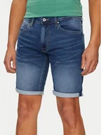 Spodenki męskie - Pepe Jeans Szorty jeansowe Slim Gymdigo Short PM801075HU2 Niebieski Slim Fit - miniaturka - grafika 1