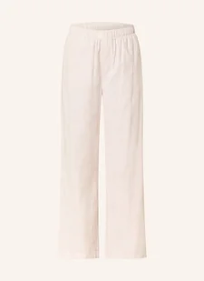 Calvin Klein Spodnie Od Piżamy Flannel Sleep Z Flaneli beige - Piżamy damskie - miniaturka - grafika 1