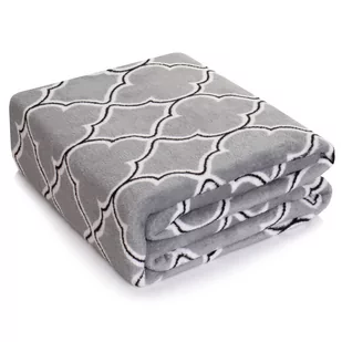 JUNYI POLSKA SP. Z O. O. Koc 200 x 220 Mikrofibra Pietro Koniczyna 05 1227114 - Koce - miniaturka - grafika 1