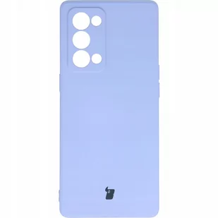 Bizon Etui Case Silicone Oppo Reno 6 Pro fioletowe BCSRE6PLPU - Etui i futerały do telefonów - miniaturka - grafika 1