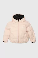 Kurtki i płaszcze dla dziewczynek - Calvin Klein Jeans kurtka dziecięca kolor różowy - miniaturka - grafika 1