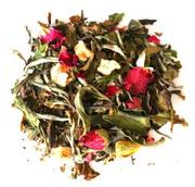 Herbata - ﻿Najlepsza liściasta herbata biała RÓŻANA jabłka pączki róży EKO 60g - miniaturka - grafika 1