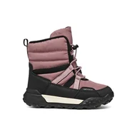Śniegowce damskie - Dziecięce Śniegowce GEOX J TREKKYUP GIRL B AB-LC J46M7F-0FU50-C8A9BJ – Różowy - miniaturka - grafika 1