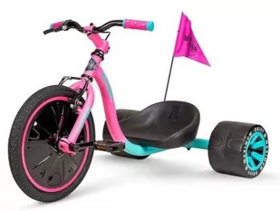 Madd Gear Drift Trike 16" dla dzieci Pink Turquoise - Rowerki trójkołowe - miniaturka - grafika 1