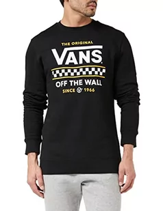 Vans Męska bluza Stackton Crew, czarna, L, Czarny, L - Bluzy męskie - miniaturka - grafika 1