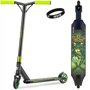 Hulajnoga Wyczynowa SOKE PRO ABEC-9 Y-BAR ALU zielona - Hulajnogi - miniaturka - grafika 1