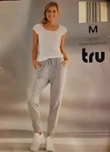 Dresy damskie - spodnie dresowe damskie szare r.M Tru - miniaturka - grafika 1