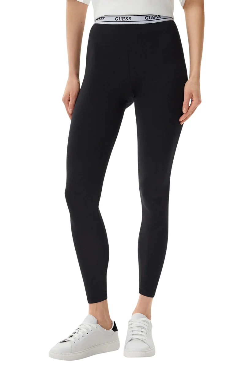 GUESS Czarne legginsy damskie Aline M