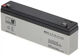 MW Power Akumulator AGM MWS 2.3-12 12V 2.3Ah T1 - Akumulatory ogólnego zastosowania - miniaturka - grafika 3