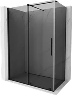 Kabiny prysznicowe - Mexen Velar kabina prysznicowa rozsuwana 160x80 cm, grafit, czarna - 871-160-080-41-70 - miniaturka - grafika 1