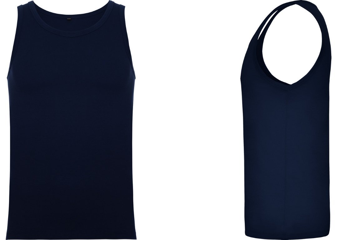 TANK TOP Koszulka Męska Sportowa Na Ramiączka Bawełna ROLY 6545 GRANAT XL