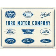 Plakaty - 23299 Plakat 30x40 Ford-Logo Evolution - miniaturka - grafika 1