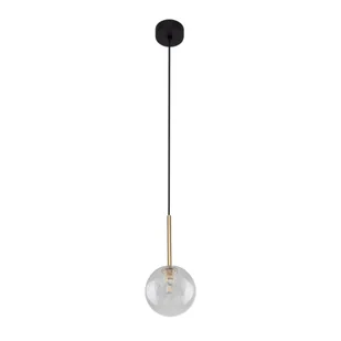 Czarno-złoty, minimalistyczny zwis TK 5941 z serii NILOS - Lampy sufitowe - miniaturka - grafika 1