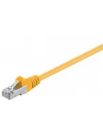 Kable miedziane - Goobay siatka kabel sieciowy (2 X RJ45, Cat5e SFTP 5 m) Żółty 4040849680687 - miniaturka - grafika 1
