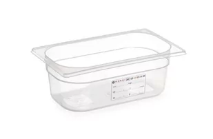 Hendi Pojemnik GN 1/4 150 mm, HACCP polipropylen | , 880364 HENDI-880364 - Pojemniki i kosze gastronomiczne - miniaturka - grafika 1