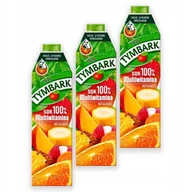Soki i napoje niegazowane - Tymbark Sok 100% multiwitamina 1 l x 3 sztuk - miniaturka - grafika 1
