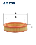 Filtry powietrza - Filtron AR 230 FILTR POWIETRZA - miniaturka - grafika 1