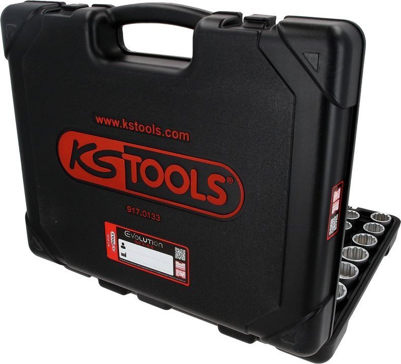 133-piece hex socket set KS TOOLS 1/4 3/8 1/2