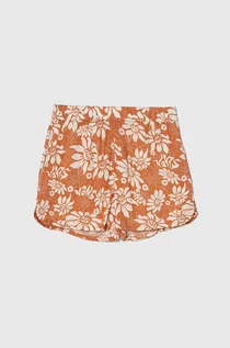 Spodnie i spodenki dla dziewczynek - Vans szorty dziecięce AMSTONE PULL ON SHORT GR kolor pomarańczowy wzorzyste - grafika 1