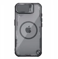 Etui i futerały do telefonów - Etui Nillkin Iceblade Prop Magnetic z osłoną obiektywu i podstawką na iPhone 16e - czarne - miniaturka - grafika 1