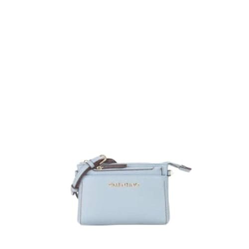 Valentino Samantha, torebka damska, niebieska, kolor niebiesko-biały,