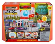 Tory, garaże, parkingi - Zestaw Matchbox Prawdziwe Przygody Myjnia samochodowa Hnj54 - model lub pojazd - miniaturka - grafika 1